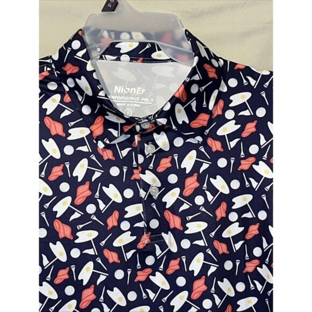 Men's Golf Polo By NianEr Performance Size‎ XL Great Design